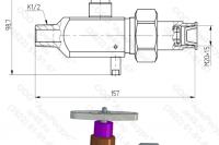 Чертёж Разделителя сред РС-21-09 - 2Д + 3Д