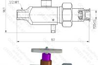 Чертёж Разделителя сред РС-21-13 - 2Д + 3Д